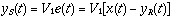 y(t)=V1e(t)=V1[x(t)-yR(t)]